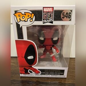 Funko Pop! Marvel 80 Years Deadpool Bobble-head Figure - #546